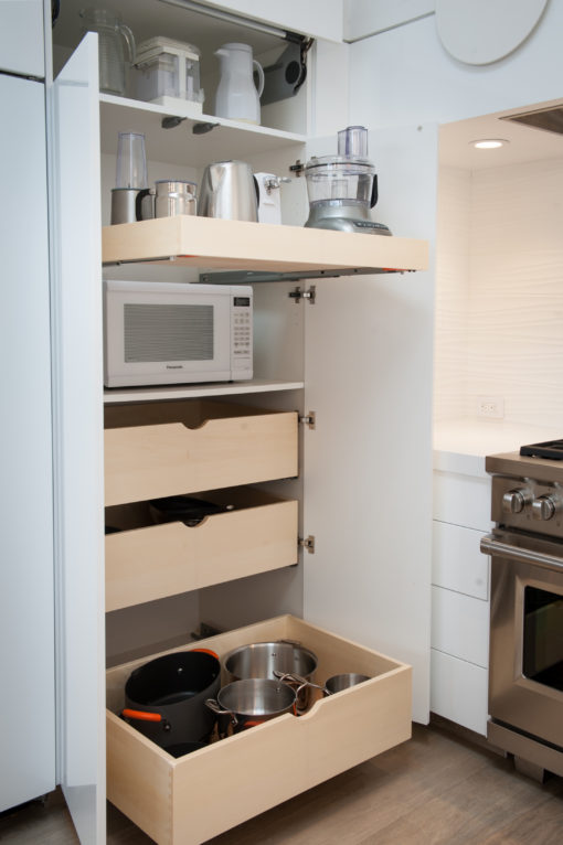 Roll Out Shelves - Custom Pantry Configuration