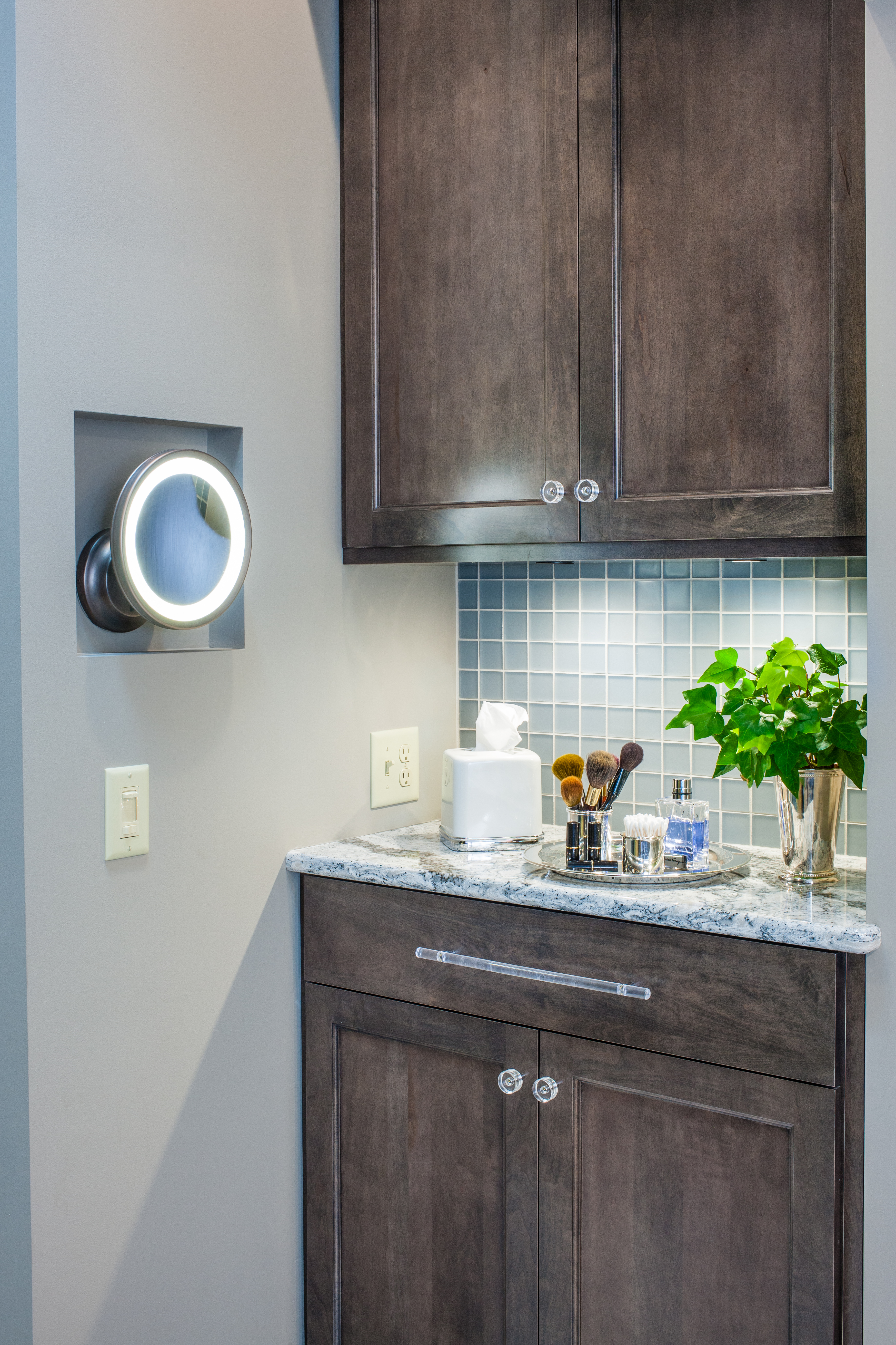 Chocolate Brown Bathroom Storage Cabinets - Crystal Cabinets