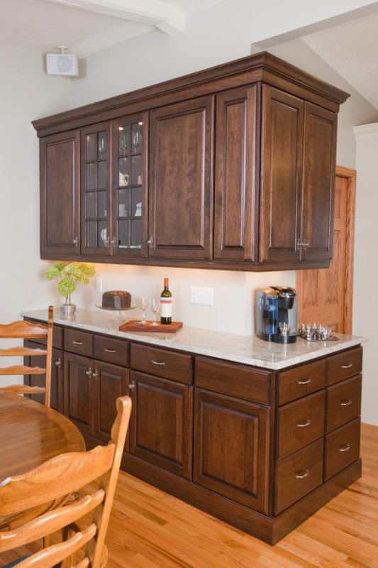 Dining Room Buffet in a Medium Brown Stain