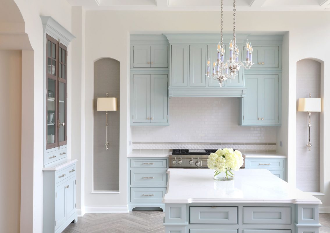 Painted Light Blue Luxury Kitchen