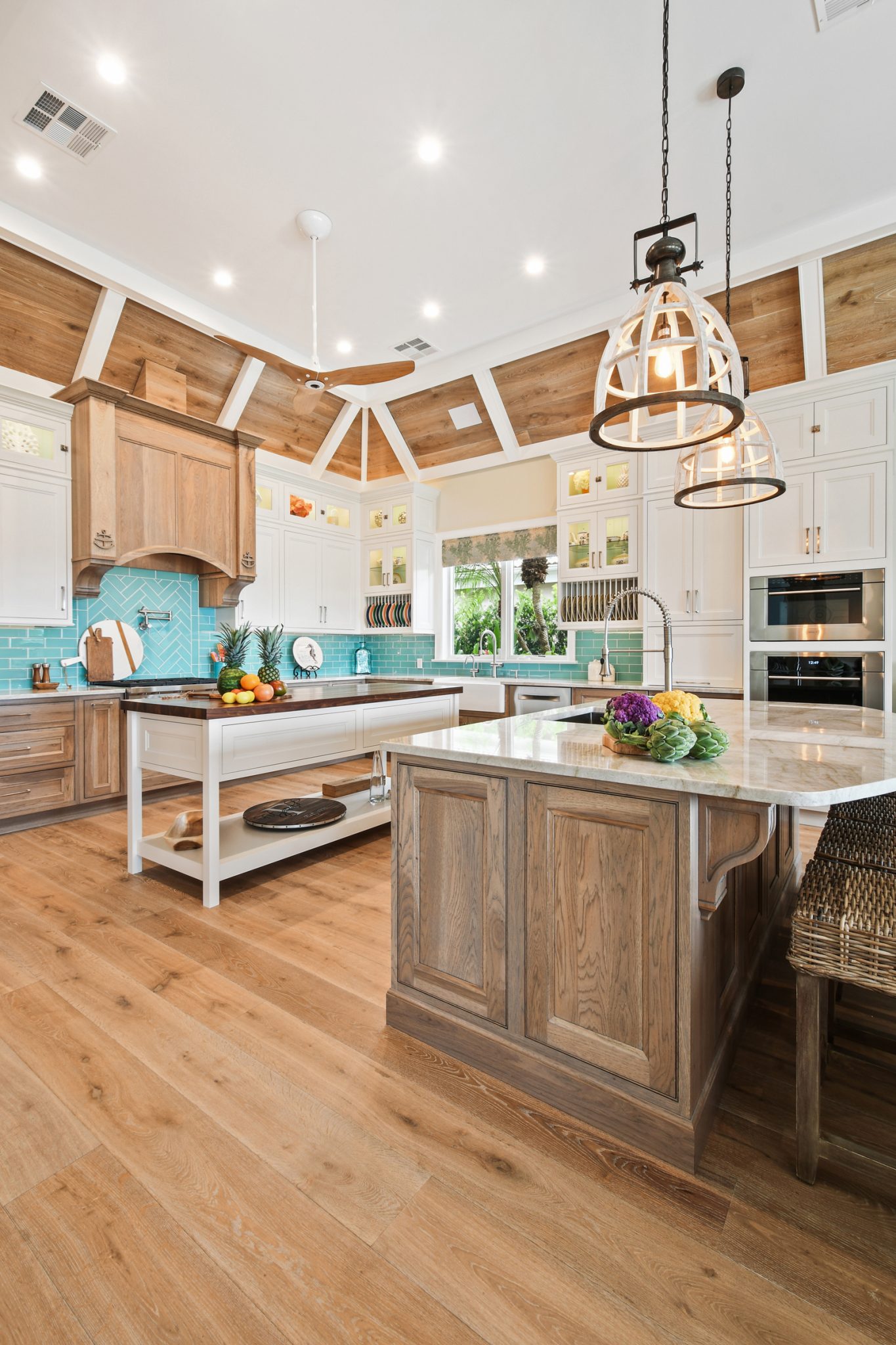 Driftwood Coastal Beach Kitchen - Crystal Cabinets